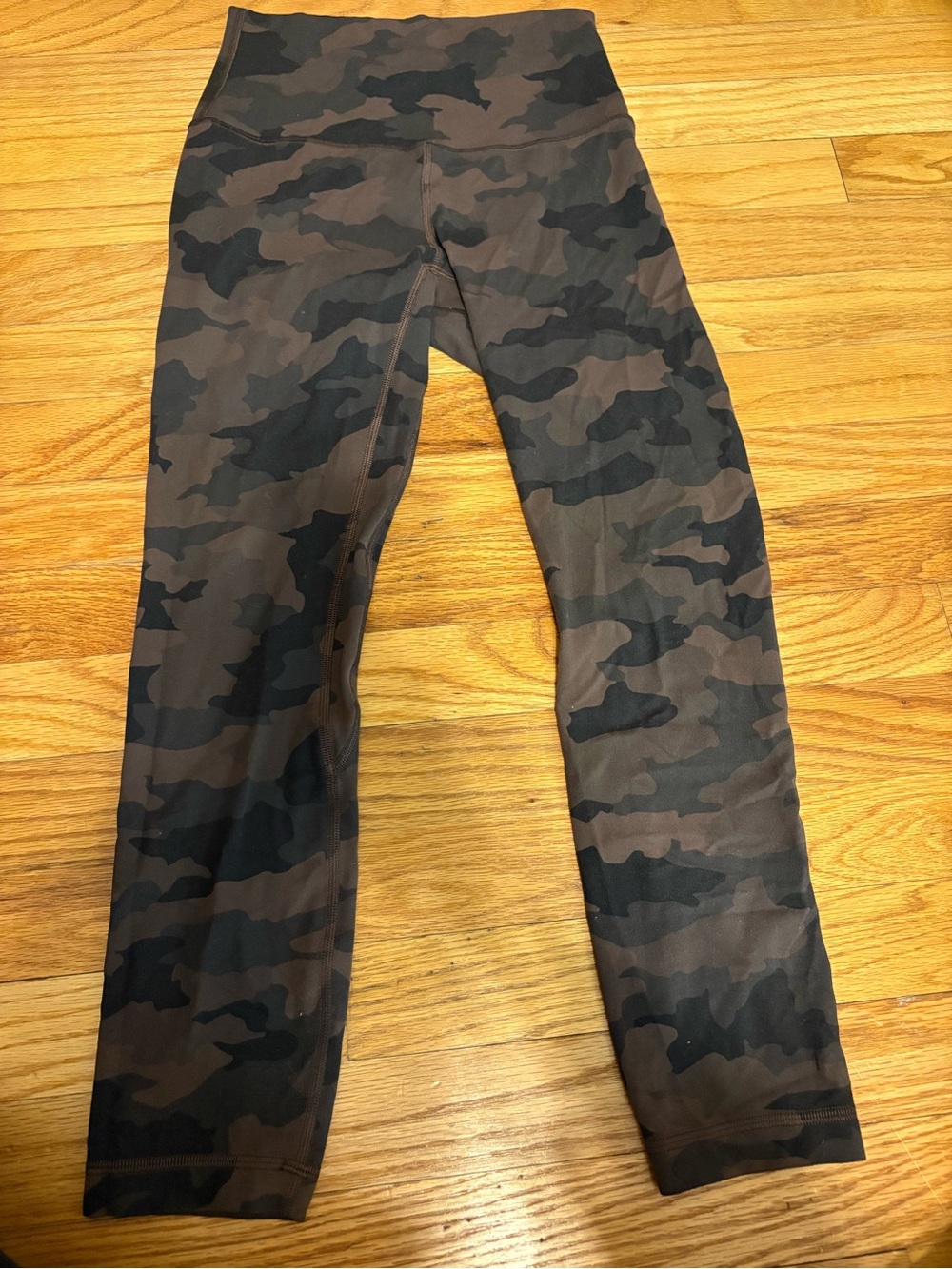 lululemon athletica Camo High-Rise Leggings in Brown and Black